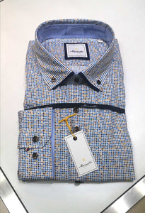 Marnelli shirt Paul A10/  Dbl Clr Print Print