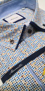Marnelli shirt Paul A10/  Dbl Clr Print Print