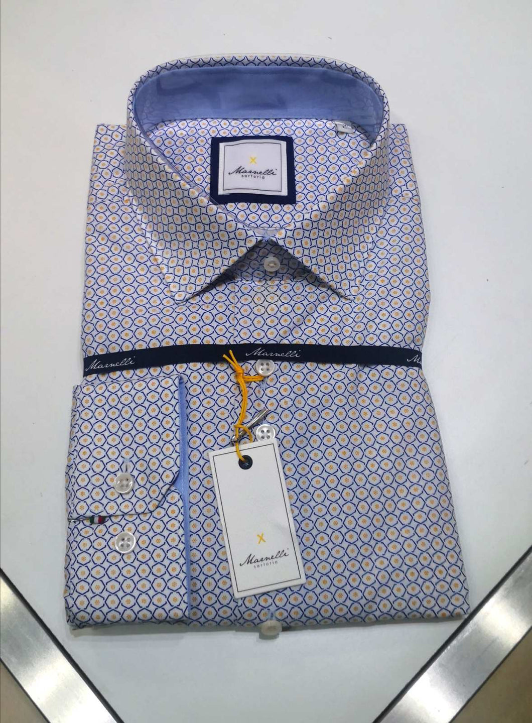 Marnelli shirt A015/Print 121 Lemon
