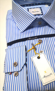 Marnelli shirt A035/Bengal 047 Blue